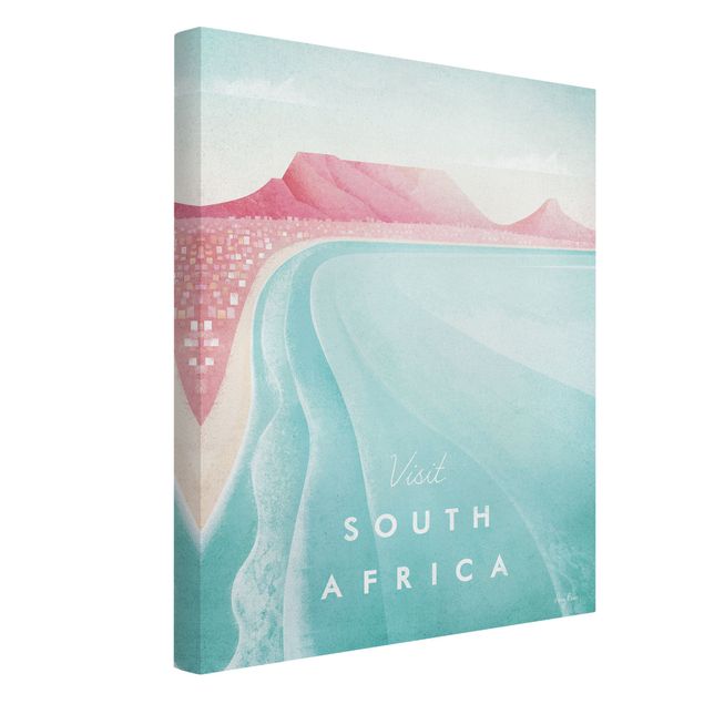 Quadri su tela con spiaggia Poster di viaggio - Sudafrica