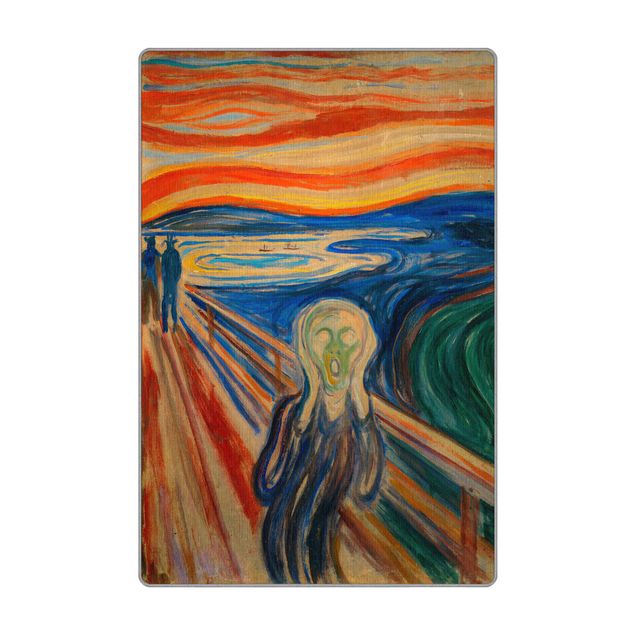 tappeto colorato Edvard Munch - L'urlo
