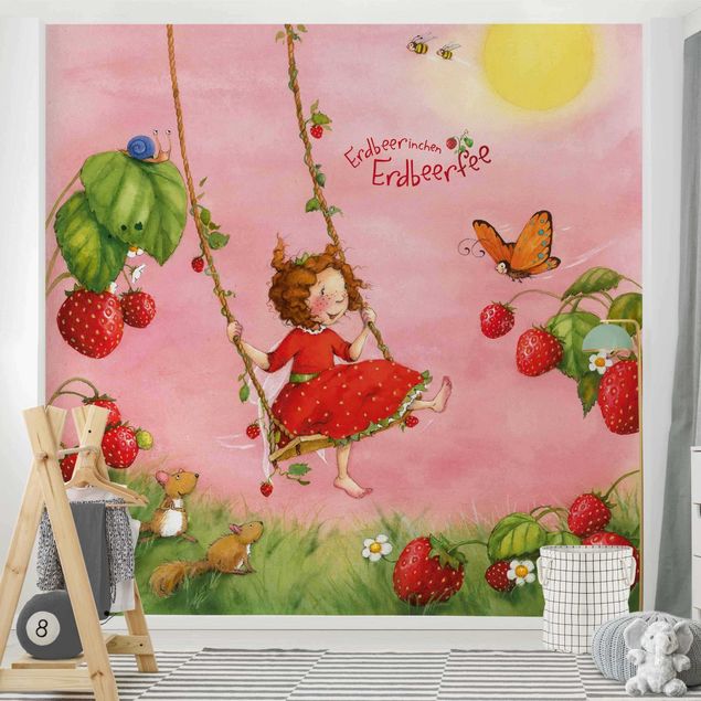Carta parati tnt The Strawberry Fairy - L'altalena dell'albero