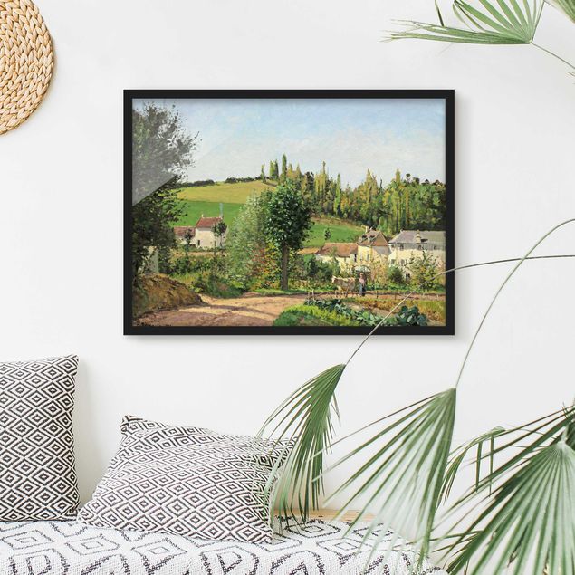 Quadri puntinismo Camille Pissarro - Amleto sulle colline ondulate di Pontoise