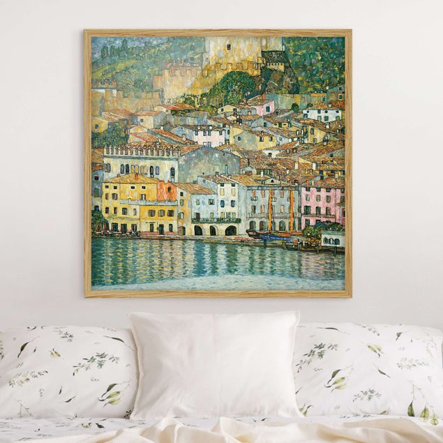 Riproduzioni Gustav Klimt - Malcesine sul lago di Garda