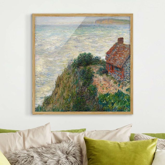 Quadri impressionisti Claude Monet - Casa di pescatori a Petit Ailly