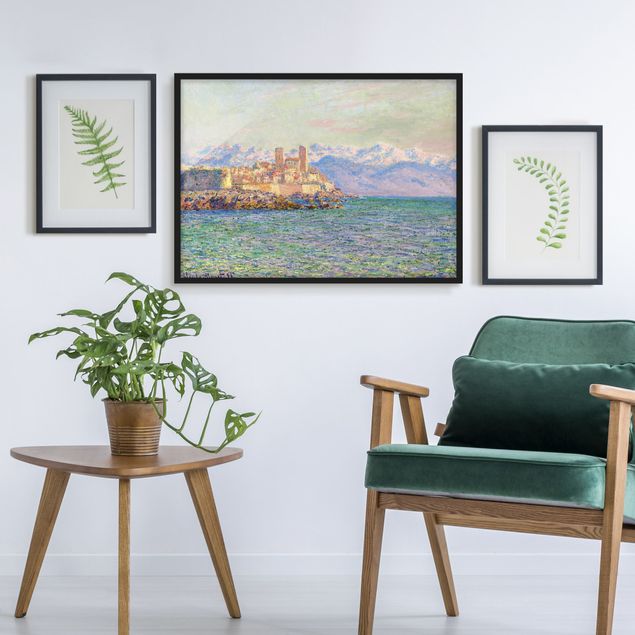 Stampe quadri famosi Claude Monet - Antibes, Le Fort