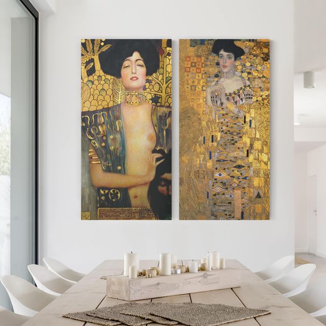 Riproduzioni quadri famosi Gustav Klimt - Judith e Adele