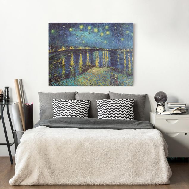 Quadri post impressionismo Vincent Van Gogh - Notte stellata sul Rodano