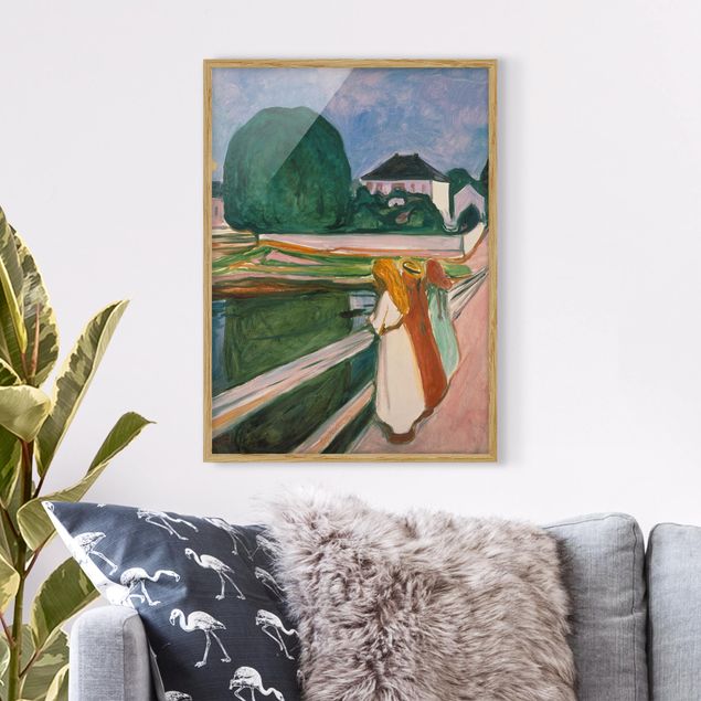 Quadri espressionisti Edvard Munch - Notte bianca