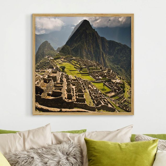 Quadro paesaggio Machu Picchu