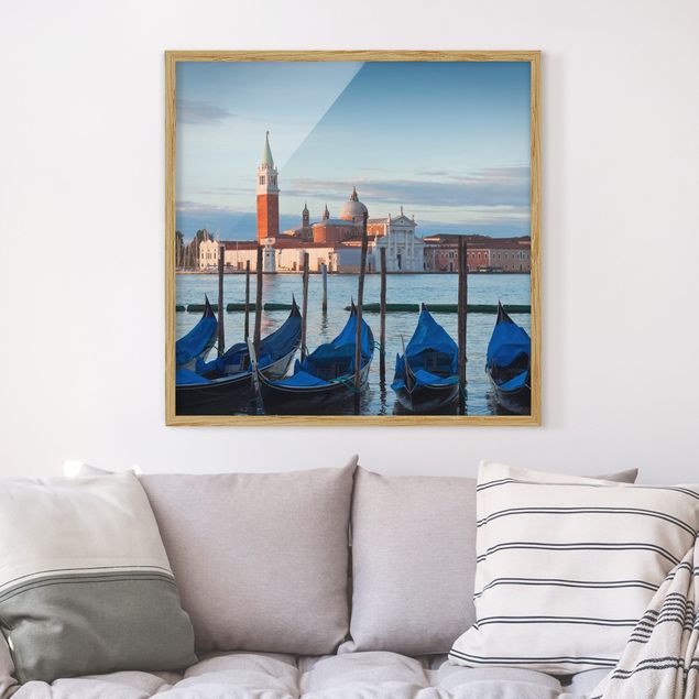 Quadri con cornice con architettura e skylines San Giorgio a Venezia
