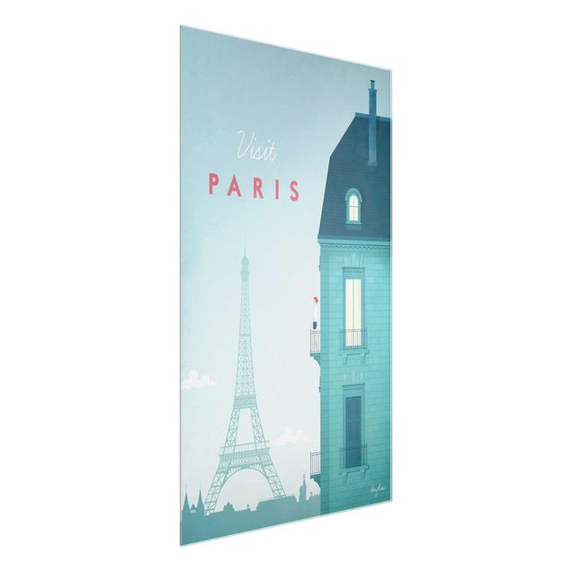 Quadri stile vintage Poster di viaggio - Parigi