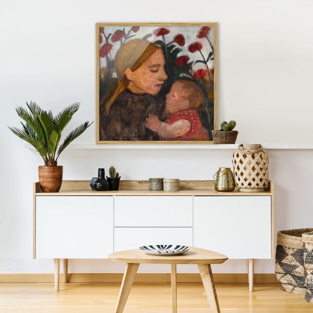 Stile di pittura Paula Modersohn-Becker - Ragazza con bambino