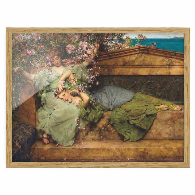 Quadri moderni per arredamento Sir Lawrence Alma-Tadema - Il giardino delle rose