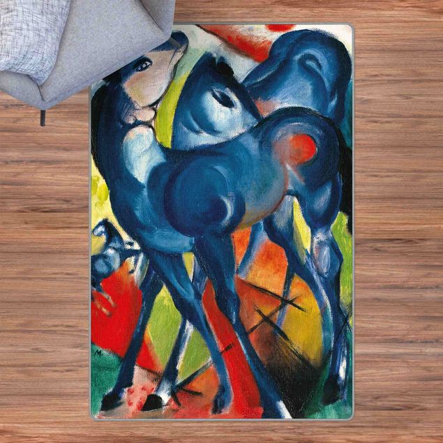 Quadri espressionismo Franz Marc - I puledri blu