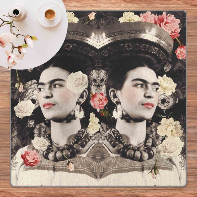 tappeti floreali moderni Frida Kahlo - Mare di fiori