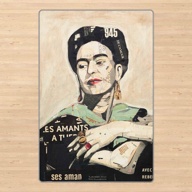 tappeto moderno Frida Kahlo - Collage No.4