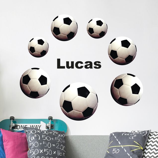 Decorazioni cameretta Set di palloni da calcio