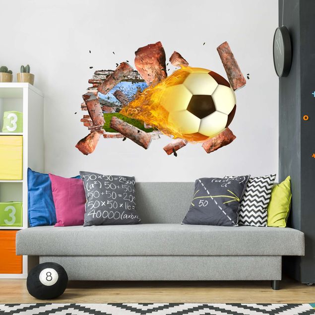 Adesivi da parete 3d Collage di calcio