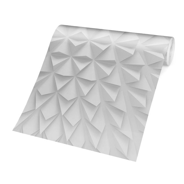 carta da parete Pattern geometrico effetto 3D