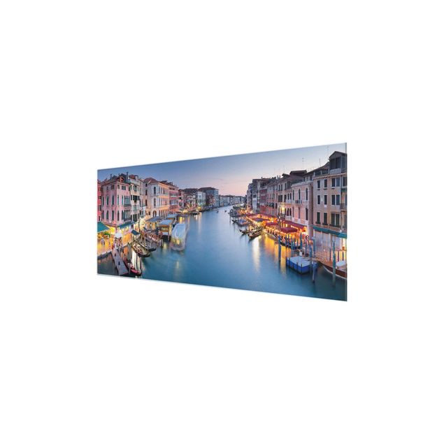 Quadri skyline  Sera sul Canal Grande a Venezia