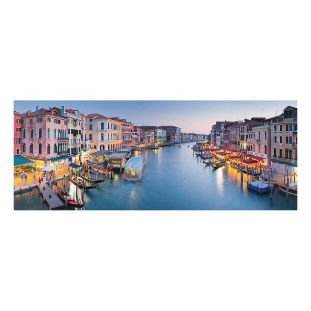 Quadri Rainer Mirau Sera sul Canal Grande a Venezia
