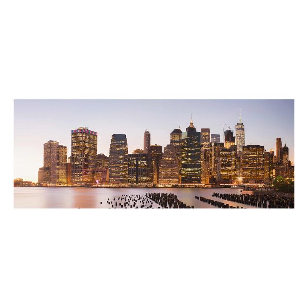 Quadro città Vista dello Skyline di Manhattan