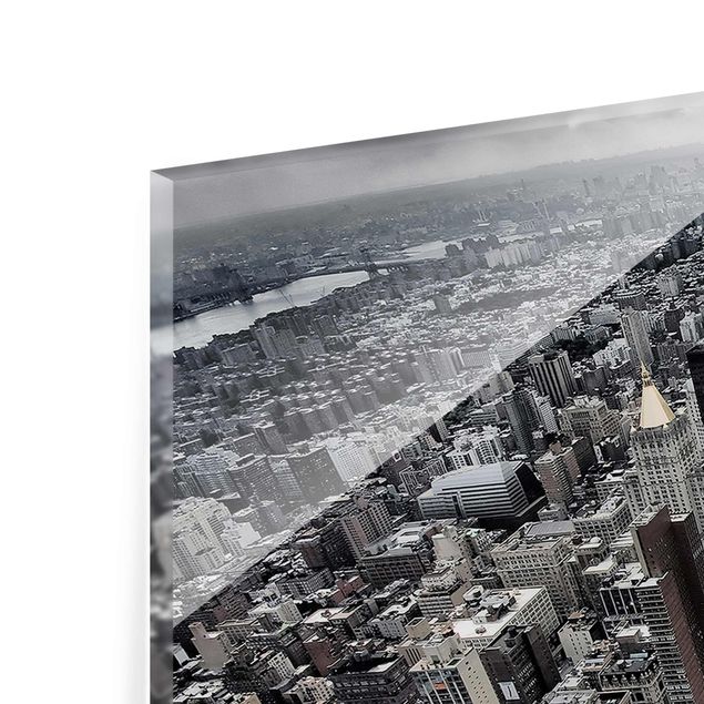 Magnettafel Glas Vista su Manhattan