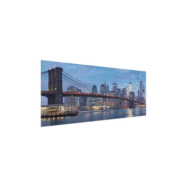 Quadri moderni per arredamento Ponte di Brooklyn Manhattan New York