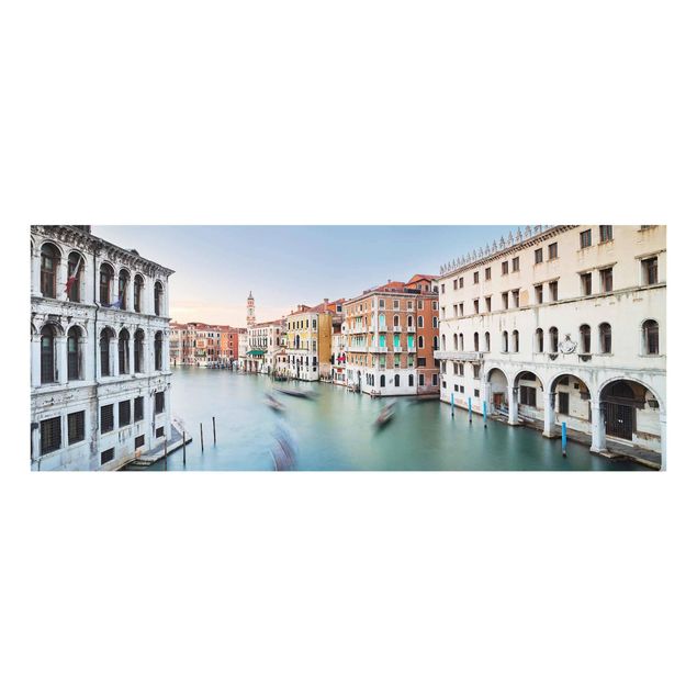 Quadri Rainer Mirau Vista sul Canal Grande dal Ponte di Rialto Venezia
