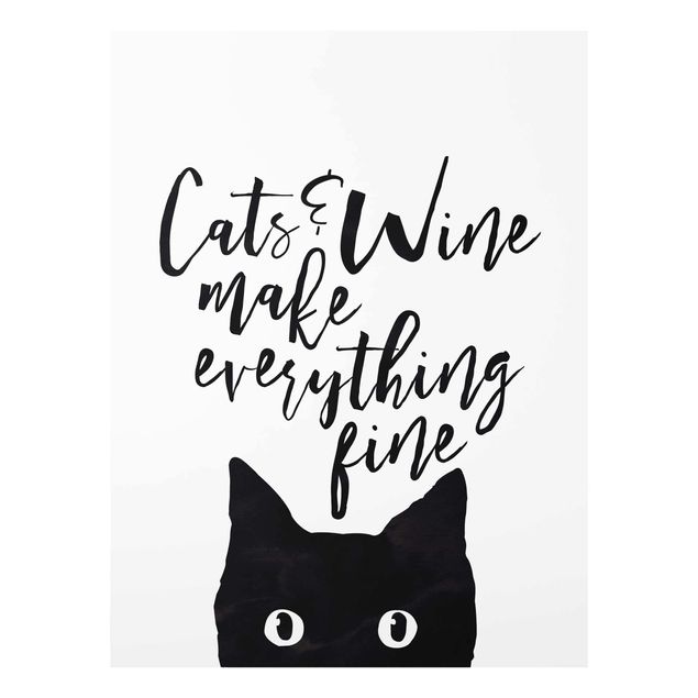 Quadri Gatti e vino fanno bene a tutto