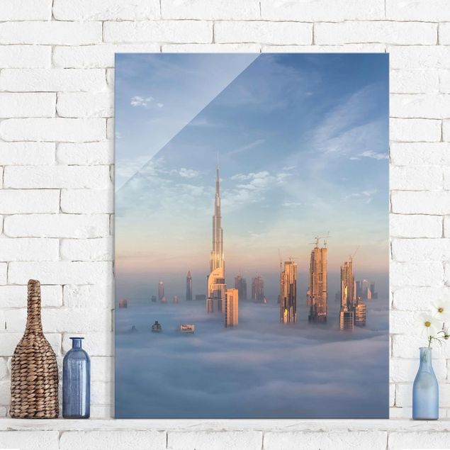 Quadri Asia Dubai sopra le nuvole