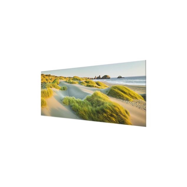 Quadro paesaggio Dune ed erbe sul mare
