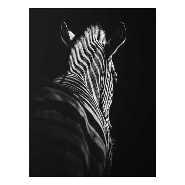 Quadri Silhouette Zebra scuro