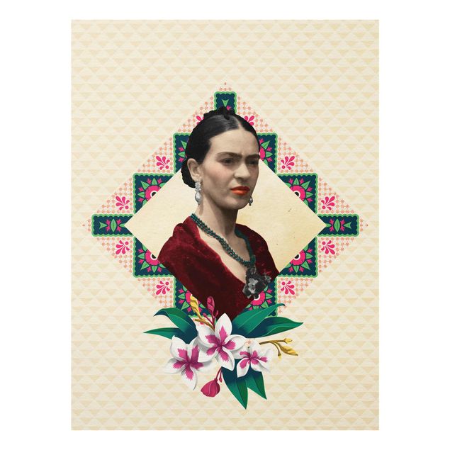 Quadri di frida kahlo Frida Kahlo - Fiori e geometria