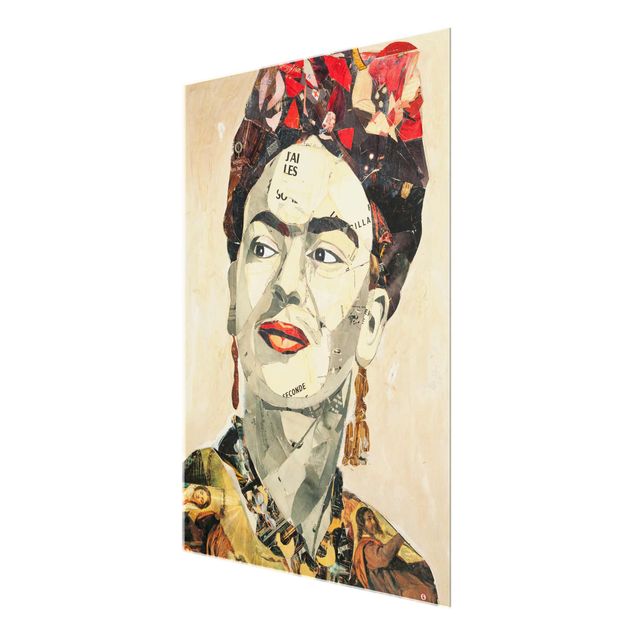 Quadri moderni per arredamento Frida Kahlo - Collage n.2