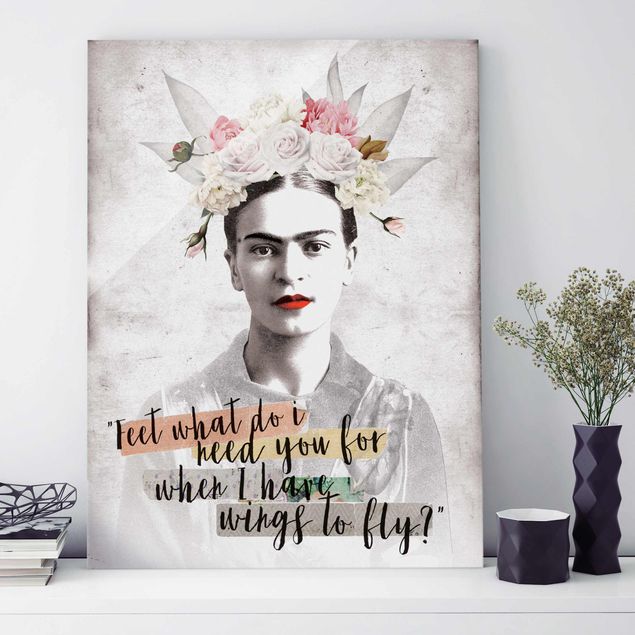 Stampe quadri famosi Frida Kahlo - Citazione