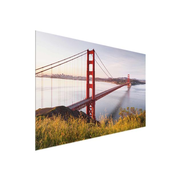 Quadro città Ponte del Golden Gate a San Francisco
