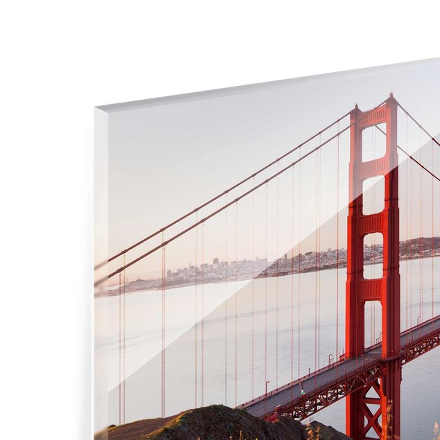 Magnettafel Glas Ponte del Golden Gate a San Francisco