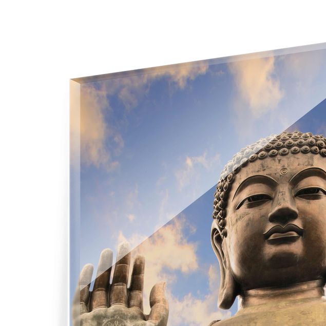 Quadro in vetro - Big Buddha - Verticale 3:4