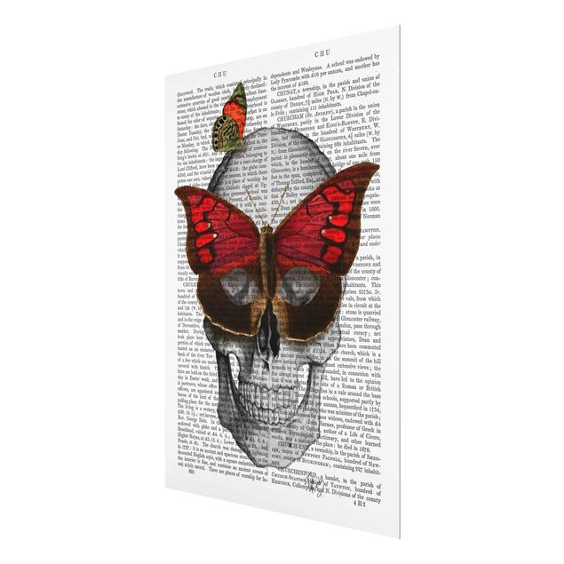 Quadri Lettura spaventosa - Maschera a farfalla