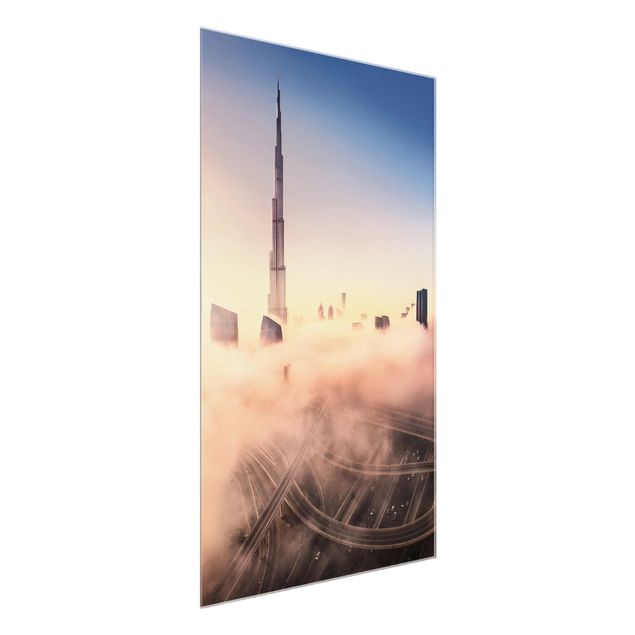 Quadro città Skyline di celeste di Dubai