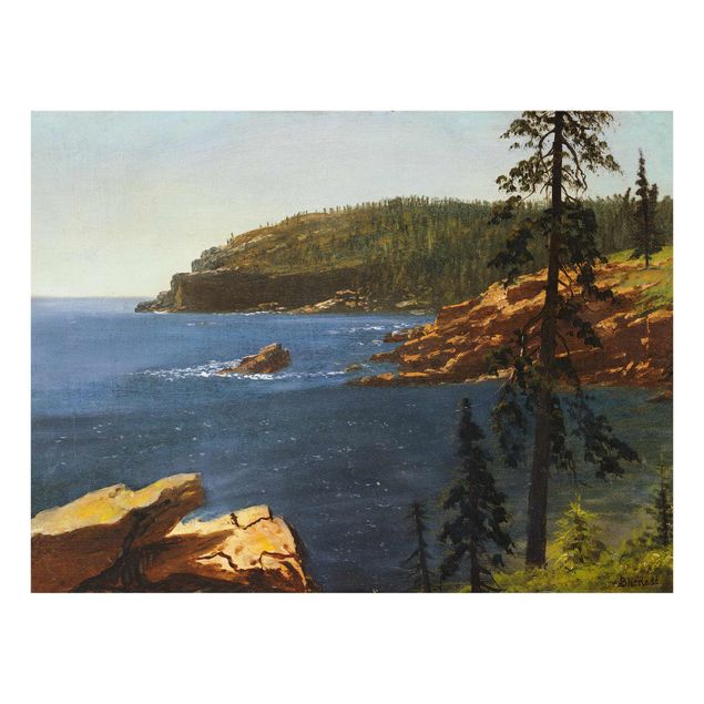 Quadro paesaggio Albert Bierstadt - Costa della California
