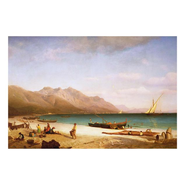 Stile artistico Albert Bierstadt - Baia di Salerno