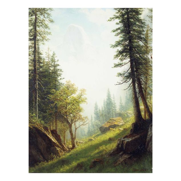 Quadro alberi Albert Bierstadt - Tra le Alpi Bernesi