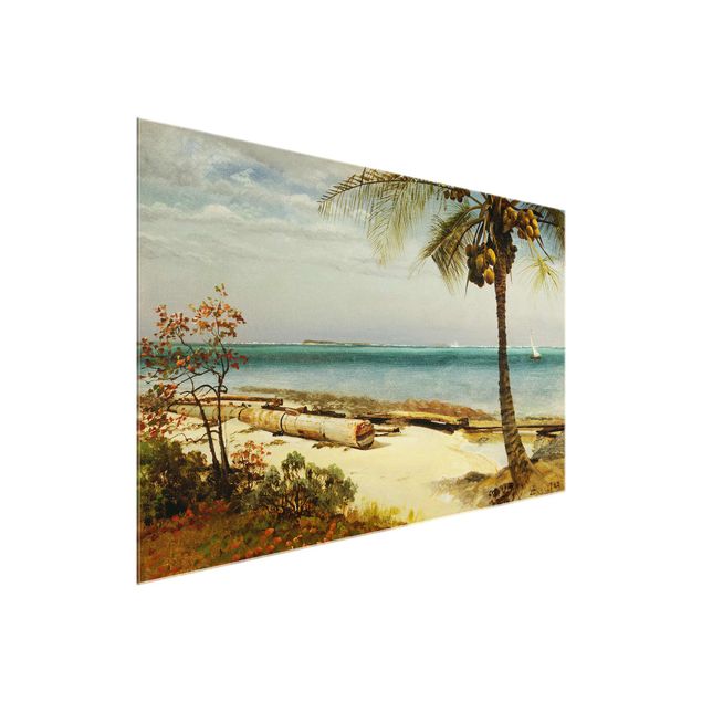 Quadri mare Albert Bierstadt - Costa tropicale