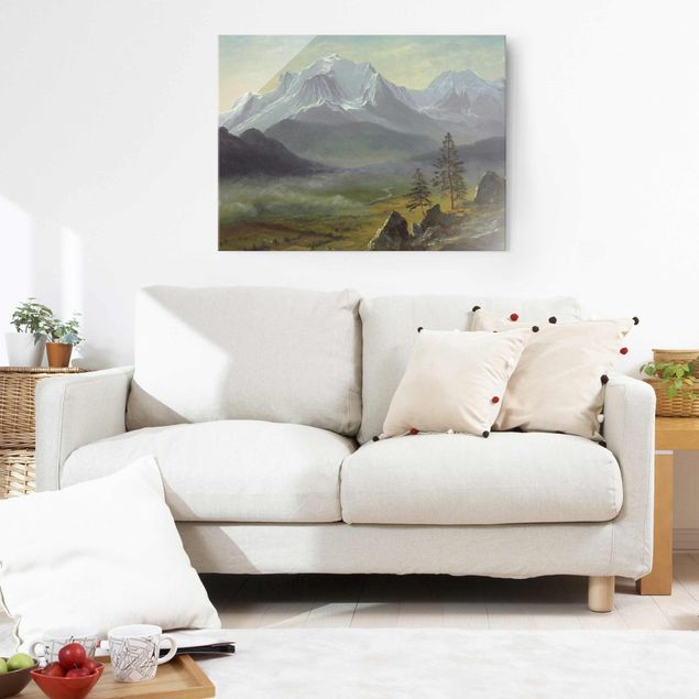Stampe quadri famosi Albert Bierstadt - Monte Bianco
