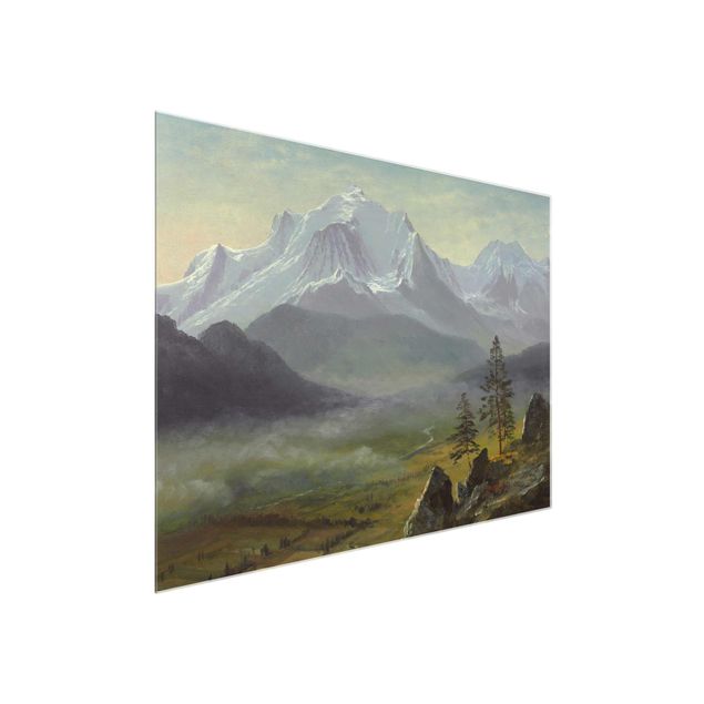 Quadri con paesaggio Albert Bierstadt - Monte Bianco