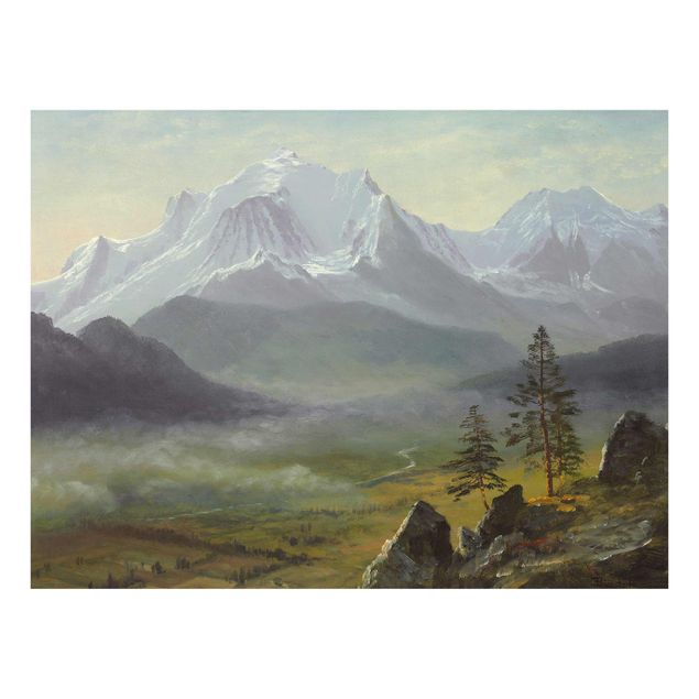 Stile di pittura Albert Bierstadt - Monte Bianco