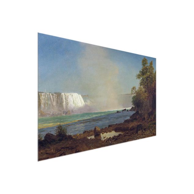Quadri in vetro con cascata Albert Bierstadt - Cascate del Niagara