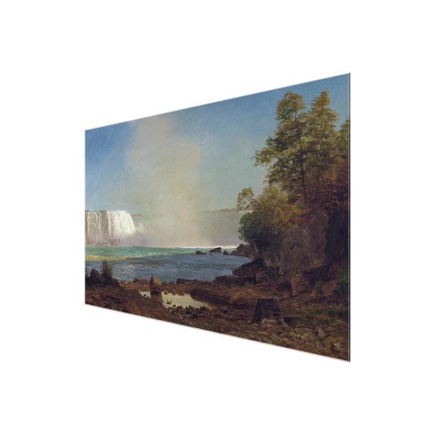 Quadri in vetro riproduzioni Albert Bierstadt - Cascate del Niagara