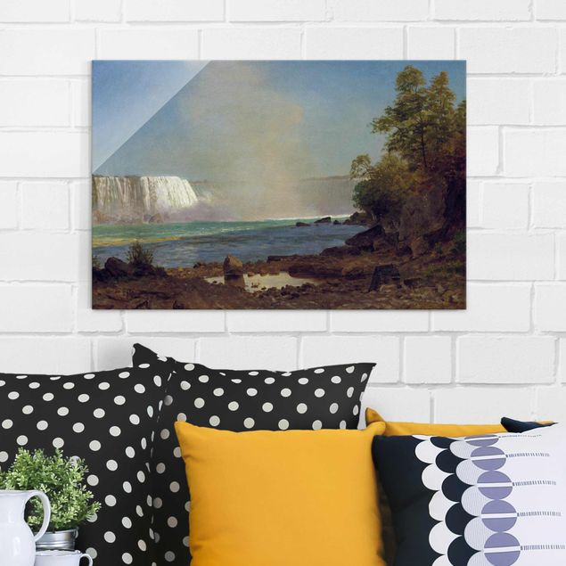 Quadro romanticismo Albert Bierstadt - Cascate del Niagara