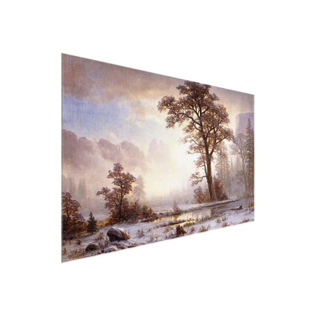 Correnti artistiche Albert Bierstadt - Valle dello Yosemite, caduta di neve
